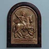 Авто икона арка Георгий Побед.( медь, скотч)