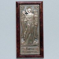 Икона Ангел Хр. с молит. верт.(серебр., скотч)1
