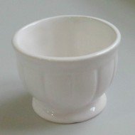 Лампада настольная из керамики белая