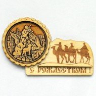 Магн. укр. круг. караван "Рождество"