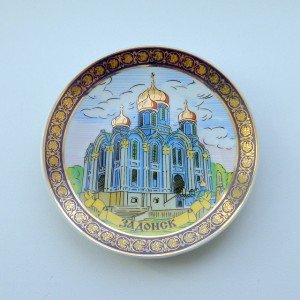 Магнит "Задонск" тарелка мал.